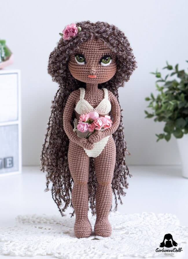 Amigurumi crochet doll pattern Michelle