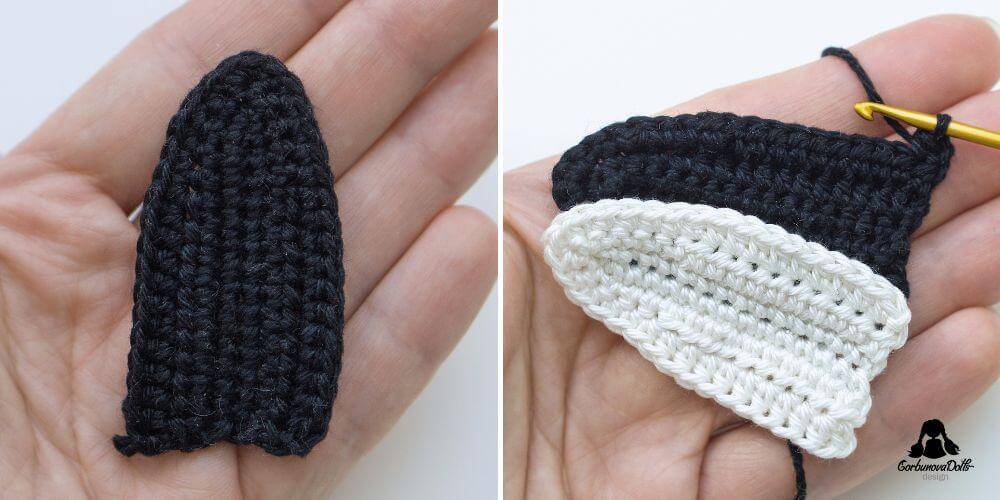 Crochet Bat Pattern Free: ears