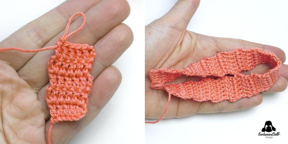 Crochet toy scarf pattern