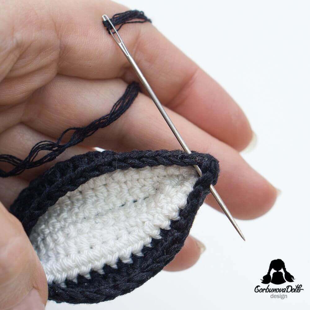 Crochet bat ears pattern